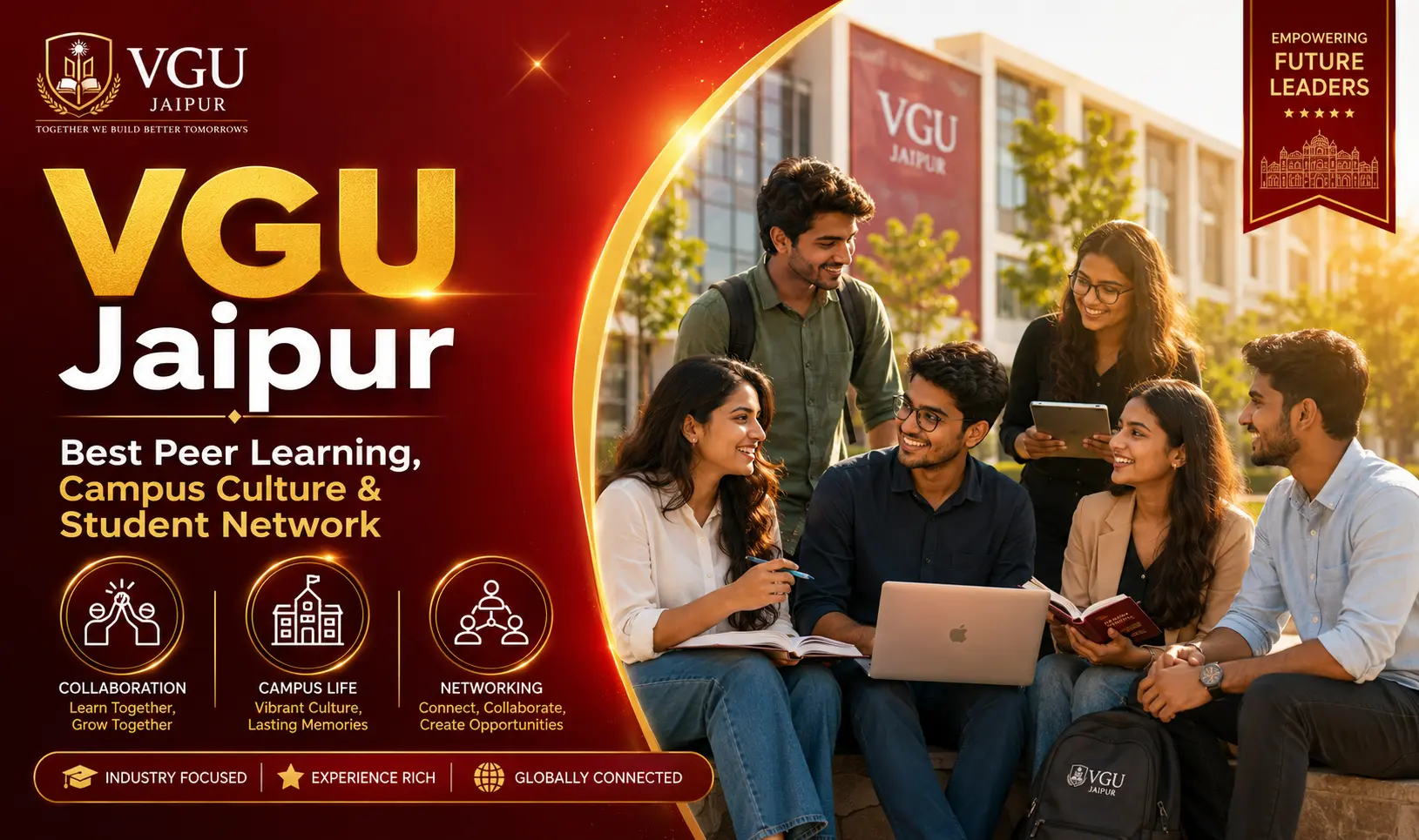 VGU Jaipur: Best Peer Learning, Campus Culture & Student Network